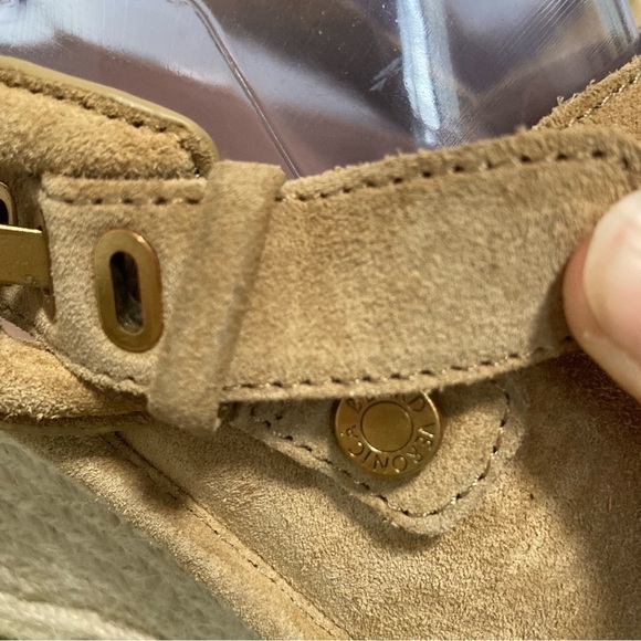 VERONICA BEARD Seki Tan Suede shoes Slingback Espadrille Wedges - Picture 8 of 10